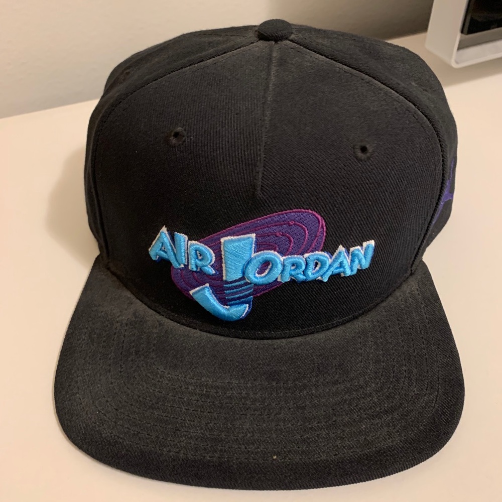 Jordan Jumpman Space Jam SnapBack Hat Black Purple
